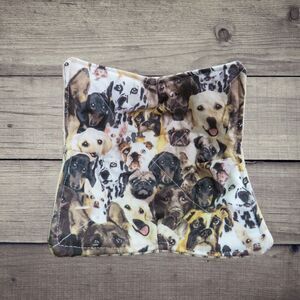Microwave Bowl Cozy Reversible Dogs and Ticking Soup Bowl or Ice Cream Cozy